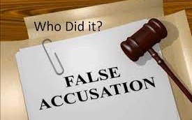 FALSE IMPLICATION BY THE AUTHORITIES DUE TO POLITICAL VENDETTA